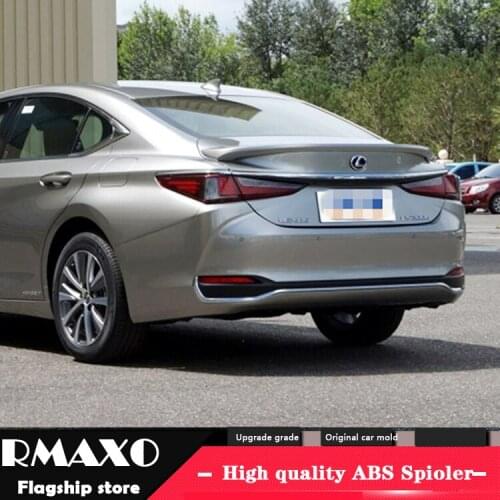 For LEXUS ES260 ES300 ES200 Spoiler 2018-2019 High Quality ABS Material Car Rear Wing Primer Color Rear Spoiler
