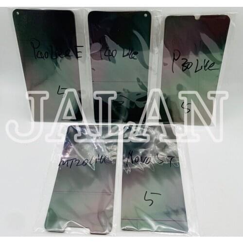 10pcs/bag LCD Polarizer Film For Huawei P40 lite E/ P30 lite/ Mate 20 lite/ Nova 5T P20 P10 lite Polarizer sticker Repair