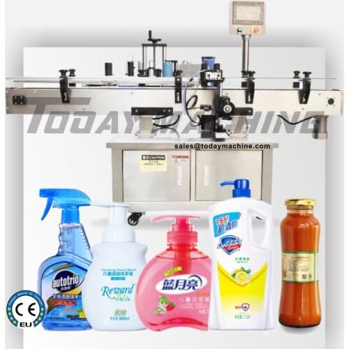 Sticker bag labelig machine label dispenser automatic flat labeling