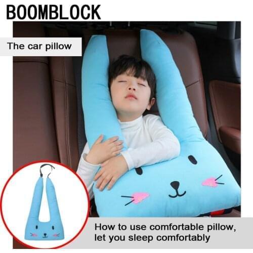 Car child headrest seat belt cartoon shoulder for Mercedes Benz W205 W204 W203 W212 Hyundai IX35 Tucson 2019 Skoda Octavia A7 A5