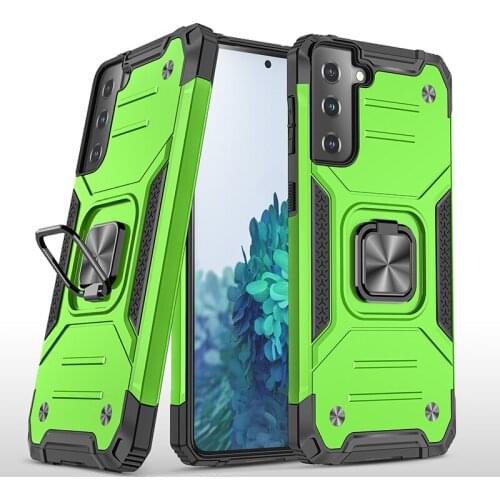2021 for Samsung S21 Case Cover Magnetic Holder Ring Case Impact Bumper Armor Shockproof Case for Samsung Galaxy S21 Plus S 21 U