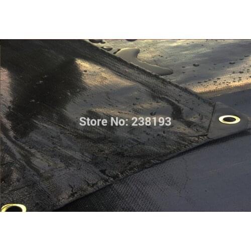 Custom size 3mx3m black waterproof canvas, black models waterproof, dustproof cloth. Cars, trucks waterproof cover cloth