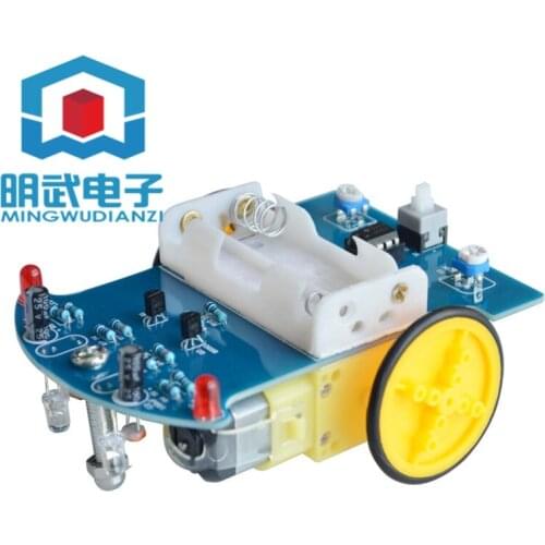 D2-1 diy kit Intelligent tracking the car kit D2-1 patrol car parts Electronic manufacture DIY smart car diy electroni connector