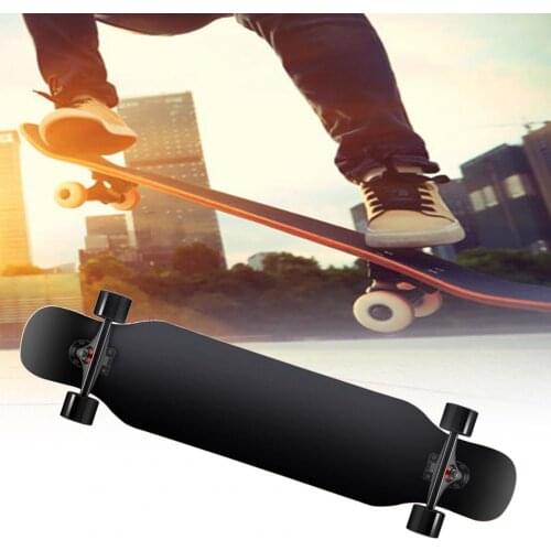 Long Skateboard Skateboard Four-Wheel Ride Non-slip Adult Highway Scooter Longboard ​Skateboard for Double Rocker Beginners