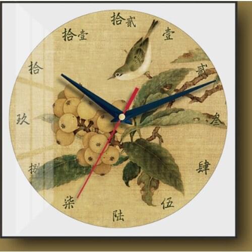 Elegant Frane wall clock Art Wall Clock Luxury Wall Clock Chinese style Bedroom Clock Modern Design For Home