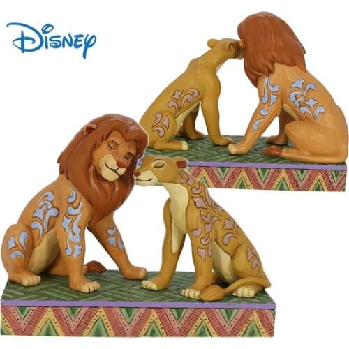 Disney Genuine The Lion King Anime Figures Simba Nala Action Figure Collection Model Kawaii Resin Dolls Decor Kids Toys Gifts
