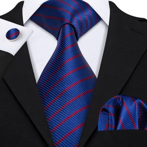LS-5061 Mens Ties Barry.Wang New Arrival 28 Style Jacquard Woven Paisley Silk Ties For Men Business Party Wedding Neck Tie Set