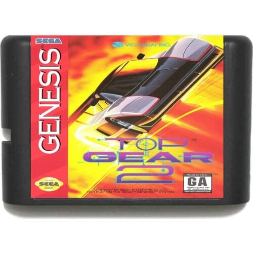 Hottest Top Gear 2 NTSC-USA 16 bit MD Game Card For Sega Mega Drive For Genesis