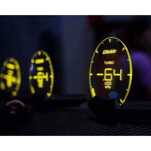 Greddi Sirius Transparent glass gauge Boost-Gauge Turbo Water Temp Oil Temp Oil Pressure car meter universial car accessiores