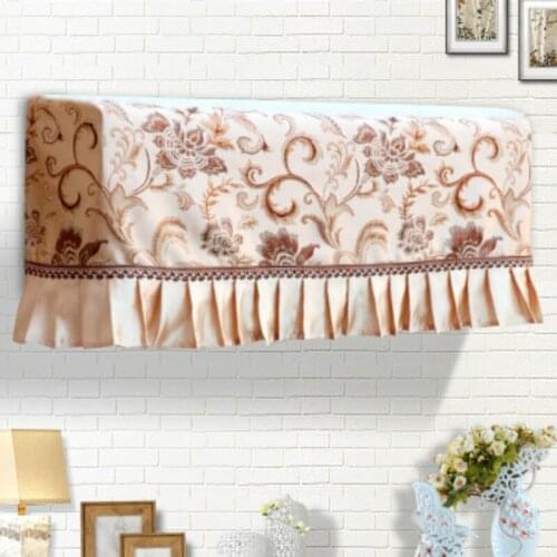 Air conditioning cover Korean fabric lace hanging air conditioning cover garden hanging dust cover air conditioner inverter ac