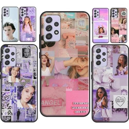 Millie Bobby Brown For Samsung Galaxy A52 A12 A32 A72 A10 A40 A50 A70 A21S A20e A11 A31 A41 A51 A71 Case