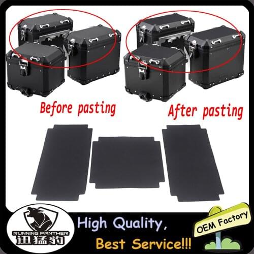 Motorcycle PVC Leather Luggage Tail Box Side Cushion Pad For BMW R1200GS LC Adventure R1250GS Hard Luggage