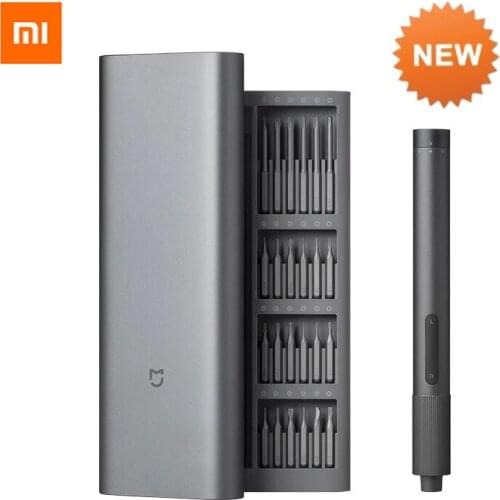 Xiaomi Mijia Electrical Precision Screwdriver Kit 2 Gear Torque 400 Screw 1 Type-C Rechargeable Magnetic Aluminum Case Box