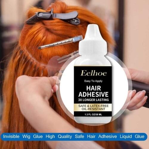 Invisible Wig Glue High Quality Safe Hair Adhesive Liquid Glue WaterProof Lace Wig Bonding Clear Glue For Toupee Lace Frontal