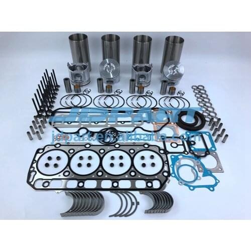New 4TNV106 Overhaul Kit Piston Rings Bearing Set Full Gasket Kit Engine Valve For Yanmar