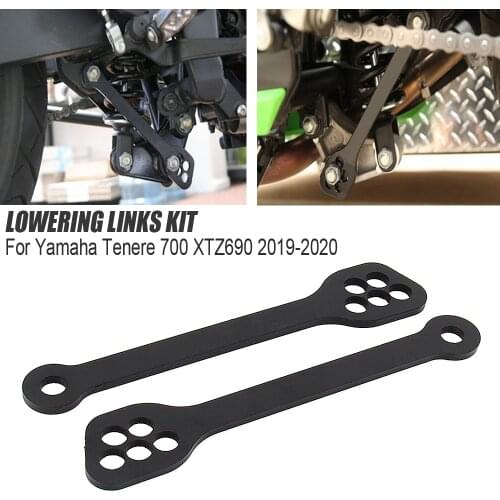 New Motorcycle Linkage Lowering Link Kit For Yamaha Tenere 700 XTZ 690 2019-2020 Rear Suspension Cushion Drop Connecting