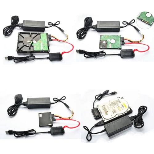 New USB 2.0 to IDE/SATA 2.5" 3.5" Hard Drive Disk HDD Converter Adapter Cable Drop Shipping