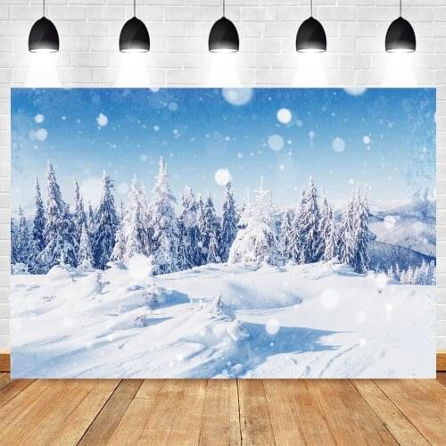 Yeele Christmas Backdrop Baby Photography Winter Natural Scener Snow Background Newborn Photographic Photo Studio Photophone