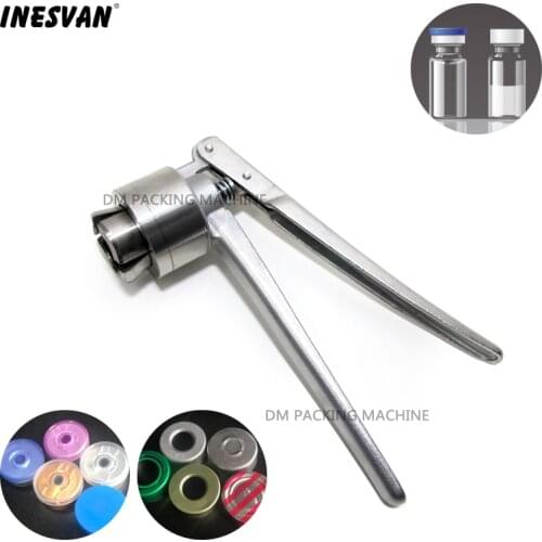 Stainless Steel Manual Vial Crimper Hand Sealing Machine For Crimping 20mm Flip Off Cap ottle Clamp Pliers Capping Machine