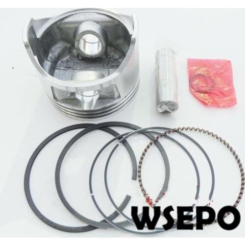 Top Quality! Piston and Rings Kit(incl. circlip and pin) for MZ175/166F 04 Stroke Gasoline Engine,EF2600 Generator Parts