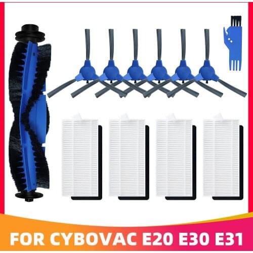 Main Roller and Side Brush Hepa Filter Mop Accessories for Cybovac E31 30 20 Robotic Vacuum Cleaner Spare Replacement Parts