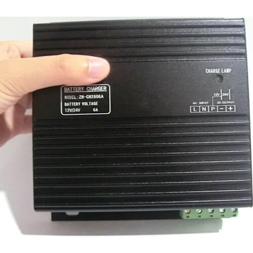 Kiger Generator Intelligent Battery Charger 12V/24V 6A for generator set use