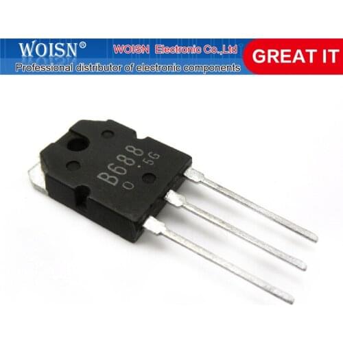4pcs/lot =2pairs 2SB688 2SD718 ( 2pcs B688 + 2pcs D718 ) TO-3P In Stock