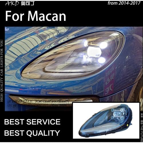 Car Styling Head Lamp for Macan Headlights 2014-2017 Macan 95B LED Headlight DRL High Low Beam Upgrade Head Lamp Accessories