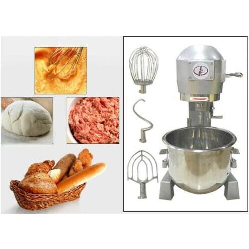 10L Commercial Dough Mixer Bakery Dough Food Mixer Egg Beater Blender 220V