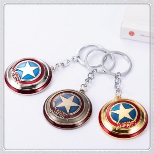 Movie Avengers Captain America Keychain Key Chain