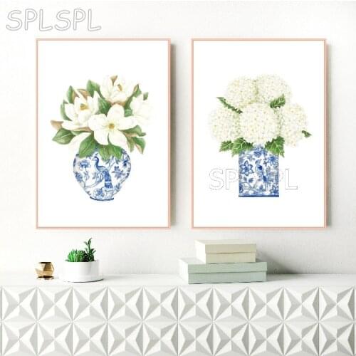 Canvas Nordic Pictures Home Decoration Classical Vase Paintings Wall Art HD Prints Creative Hotel Poster Modular For Living Room