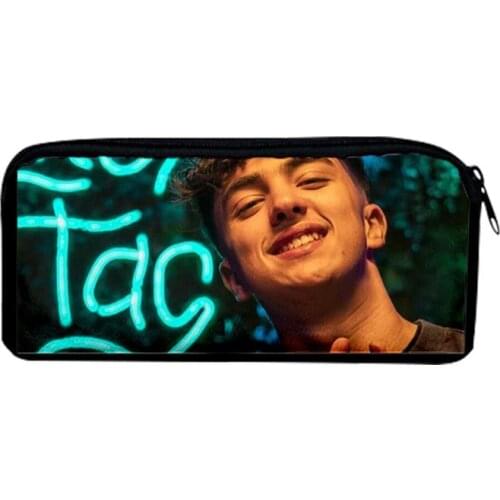 Inoxtag Oxford Cloth Pencil Case Office Student Pencilcase Cute Canvas Pencil Bag School Supplies Pen Box