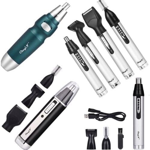 Electric Nose Ear Hair Trimmer Face Care Shaving Cutter Machine Men Razor Haircut Trimer Hair Removal Clean Tool Women Trimming