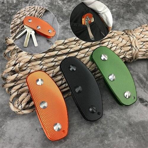 New 100pcs/lot Compact Key Holder Stylish Practical Aluminium Alloy Pocket Key Organizer