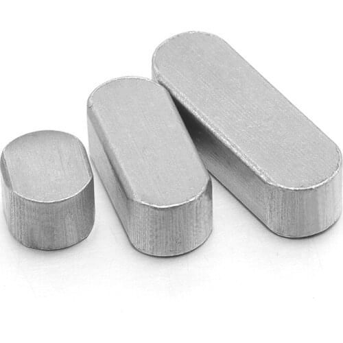 2pcs width 20mm Carbon steel Flat key Type A keys pins Square sales pin thickness 12mm length 35mm-150mm GB1096