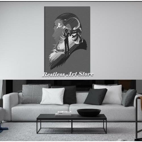 Chrollo pop hunter x hunter hxh Poster Framed Wooden Canvas Wall Art Decoration Prints for Living Room Home Frame Decor Painting