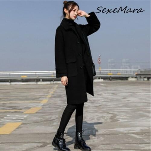 Женские твидовые пальто SexeMara China At AliExpress