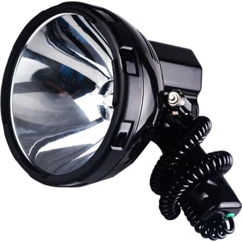 High-power 220W searchlight 160W strong light long-range xenon searchlight uses 12V/24V battery for hunting, car, boat, etc