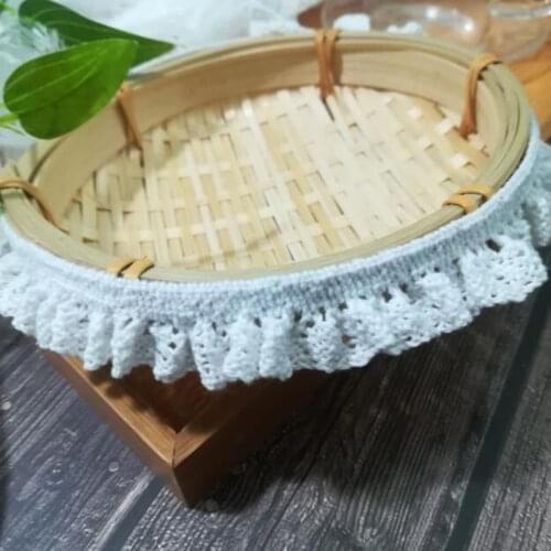 1Yards New Elastic Lace Ribbon Elastic Lace Trim 1.6cm Beige White Lace Fabric Dress Sewing Crafts cinta de encaje elastico QA12