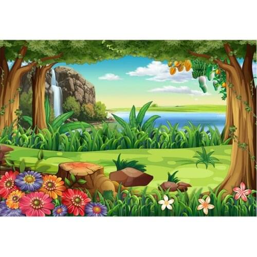 3d wallpaper custom 3d murals wallpaper mural Animals wallpapers Cartoon of children room decorate wall mural background wall