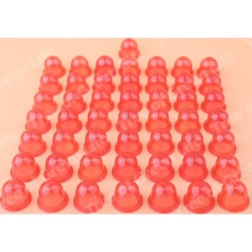 50pcs Primer Bulbs For Stihl Poulan Homelite Mcculloch Weedeater Craftsman Echo Ryobi Poulan Carburetor 188-16-1 OD 22mm