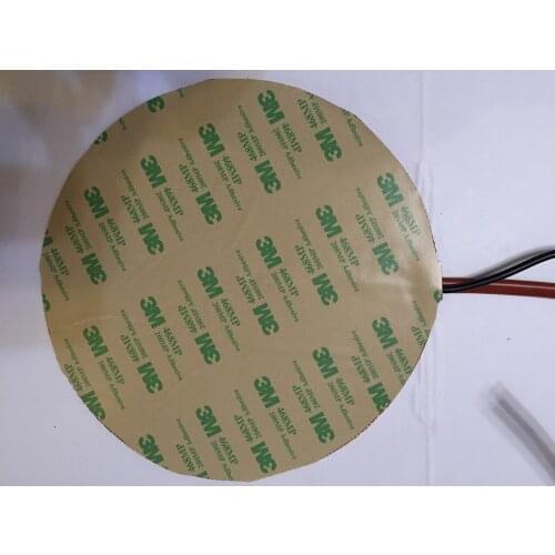 600mm dia stampante 3d rilievo dia riscaldamento 380v 4000w con 3m nastro adesivo ntc-100 k termistore electric heater