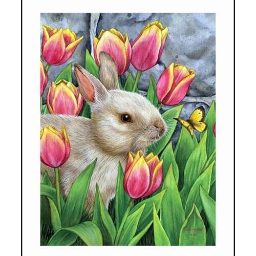 5D DIY diamond embroidery Abstract,Rabbit,Flower ,full diamond painting Cross Stitch Rhinestone mosaic bathroom decoration,art