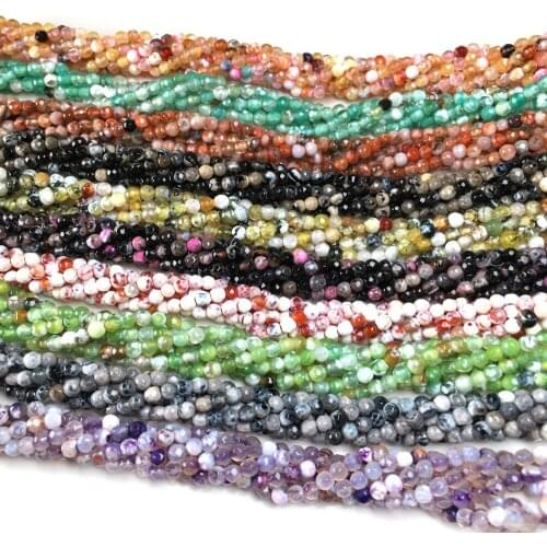 High Quality Natural Stone Beads Rainbow Section Loose Beads For Jewelry Making DIY Necklace Bracelet Earrings Accessory