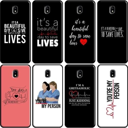 Greys Anatomy TV Quotes Cover For Samsung Galaxy J1 J3 J4 J5 J6 J7 2016 2017 A3 A5 A6 A8 A9 J2 Core J8 2018 Cover