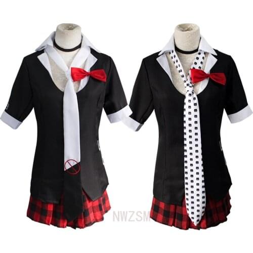 Danganronpa Cosplay Anime Enoshima Emboitement Inushio Kimuchi Dangan Ronpa Trigger Happy Havoc Cosplay Costume
