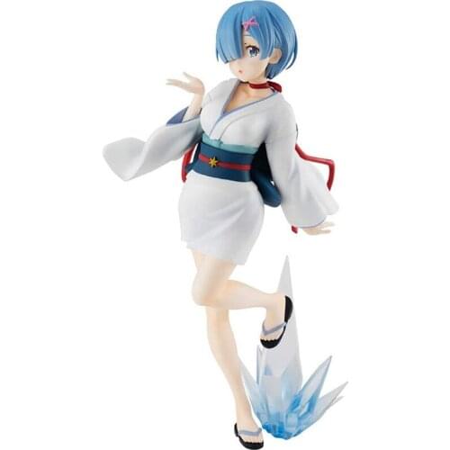 ReZero Starting Life In Another World Rem Yuki Onna Fairy Tall Series Anime PVC Action Figure Toy Collection Model Doll Toy Gift