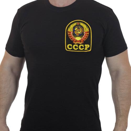 T-shirt with Russian T-Shirts russia putin military Mens Clothing army USSR