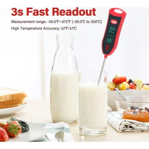 Inkbird BG-HH1D Waterproof Cooking BBQ Thermometer Indoor&Outdoor Instant Read Food Temperature Meter for Turkey Smoker Milk