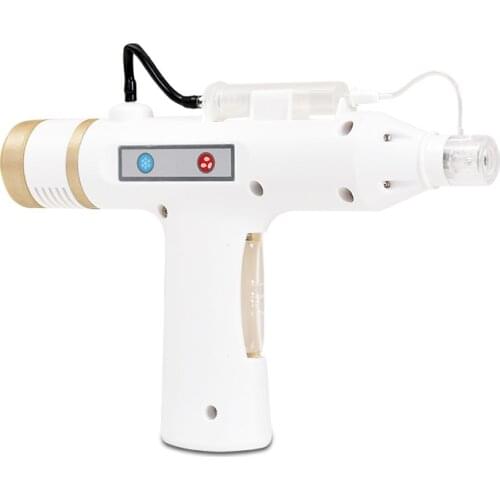 Nano Crystal Injector+Heating+Cooling+Photon No-Needle Mesotherapy Device Portable Mesogun Meso Injector for Skin rejuvenation
